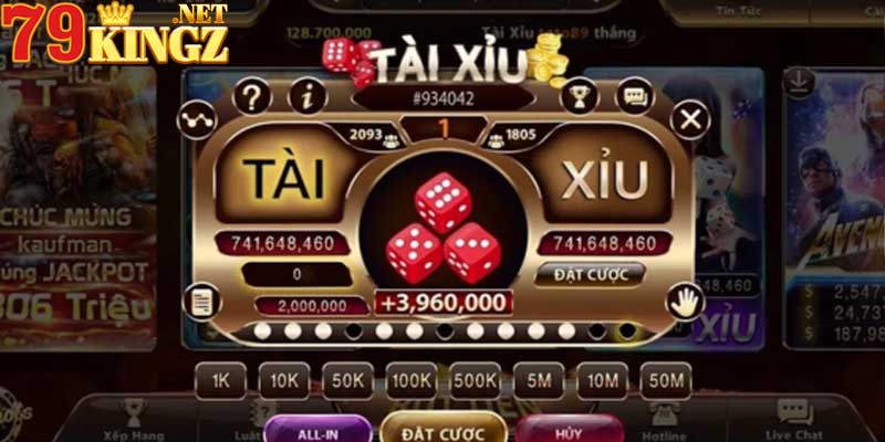 Giới thiệu game Tài xỉu online 79King